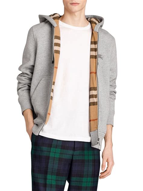 burberry hoodie zip up